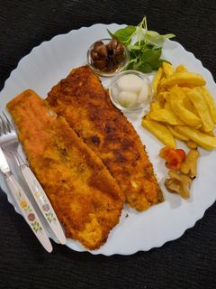 عکسی از دستور شنیسل ماهی