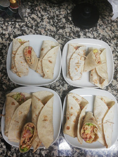 Una foto de Wrap de pollo