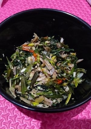Foto resep Rumpu Rampe Jantung Pisang, Kangkung dan Bunga Pepaya