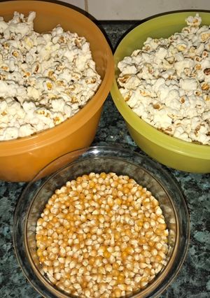 Pattogatott kukorica (vajas) recept fotója