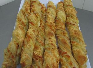 Una foto de Palitos de hojaldre de queso