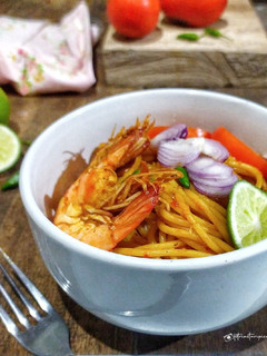 Foto resep Mie Aceh (versi spagetti)