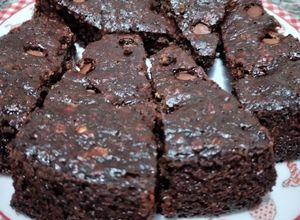 Foto de Bolo de banana com aveia e chocolate