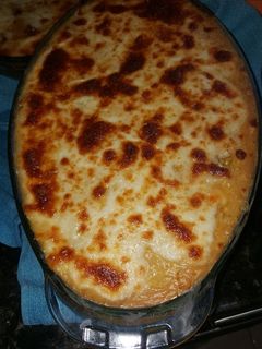 Una foto de Pastelón de plátanos maduros