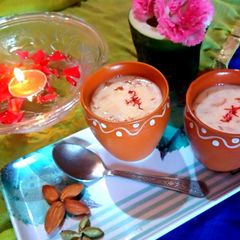 A picture of Raw papaya kheer.