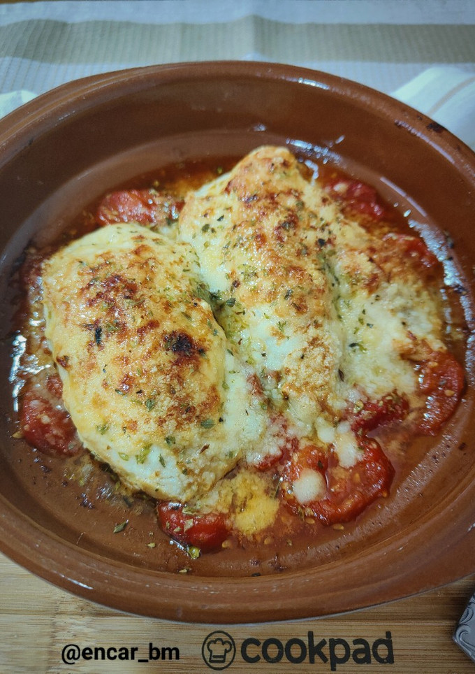 Una foto de Pollo al estilo parmesano