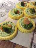 Tortini di polenta con broccoli e salmone #ciaksicucina #cookpad