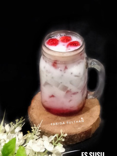Foto resep Es Susu Coco Semangka