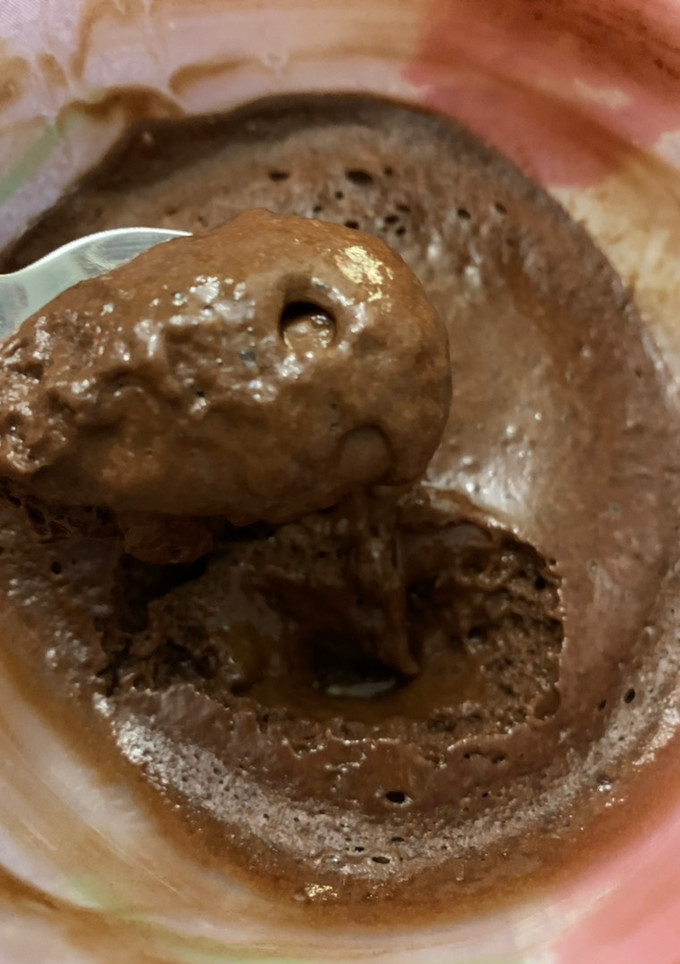 Una foto de Coulant de chocolate fit en 2 minutos