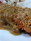 Salmão com crosta de castanha do Pará e molho de cupuaçu