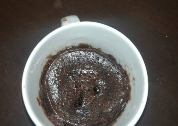 Steps to Prepare Quick Choco Lava Mug Cake