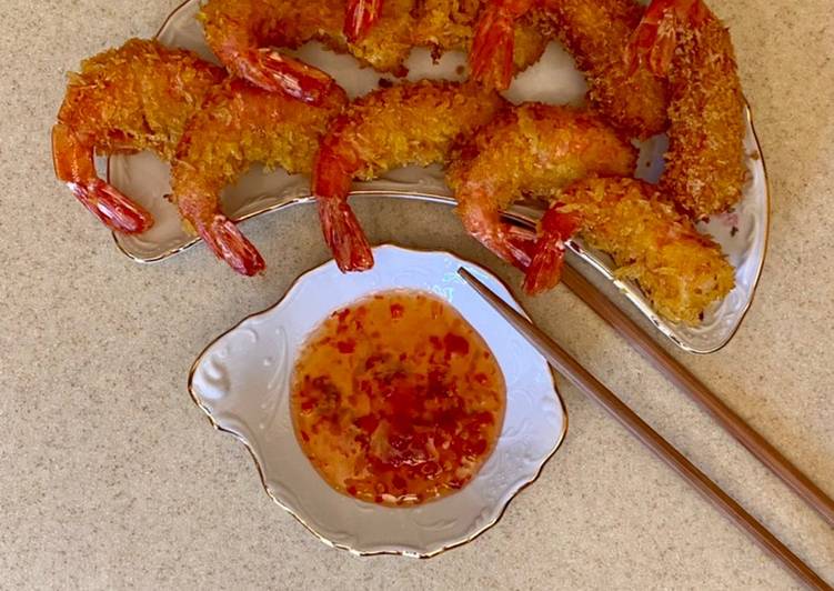 Креветки в кляре (Эби Темпура)