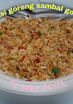 Foto resep Nasi goreng sambal goang