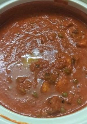 A picture of Rj special Paneer capsicum veg.