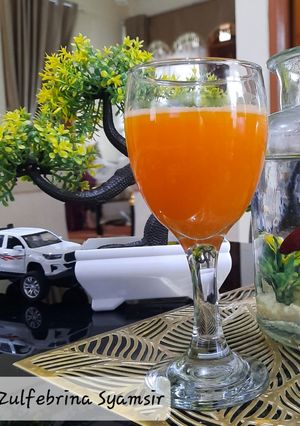Foto resep Jus Apel, Wortel & Jeruk dengan Slow Juicer