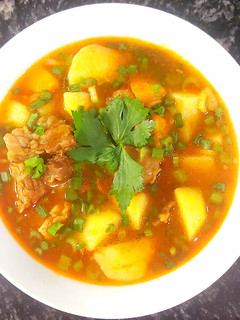 Hình của món Bò sốt vang nhanh gọn.