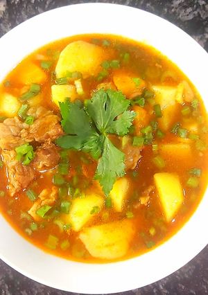 Hình của món Bò sốt vang nhanh gọn.