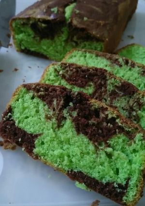 Foto resep Bolu pandan coklat