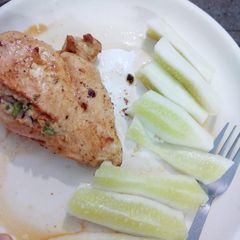 Stuffed chicken fillets A picture of Stuffed chicken fillets.