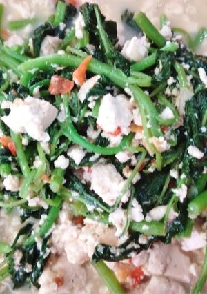 Foto resep Bobor bayam tanggal tua