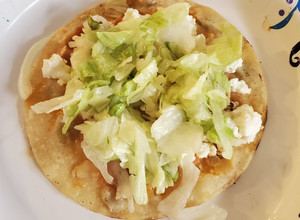 Una foto de Sope de queso
