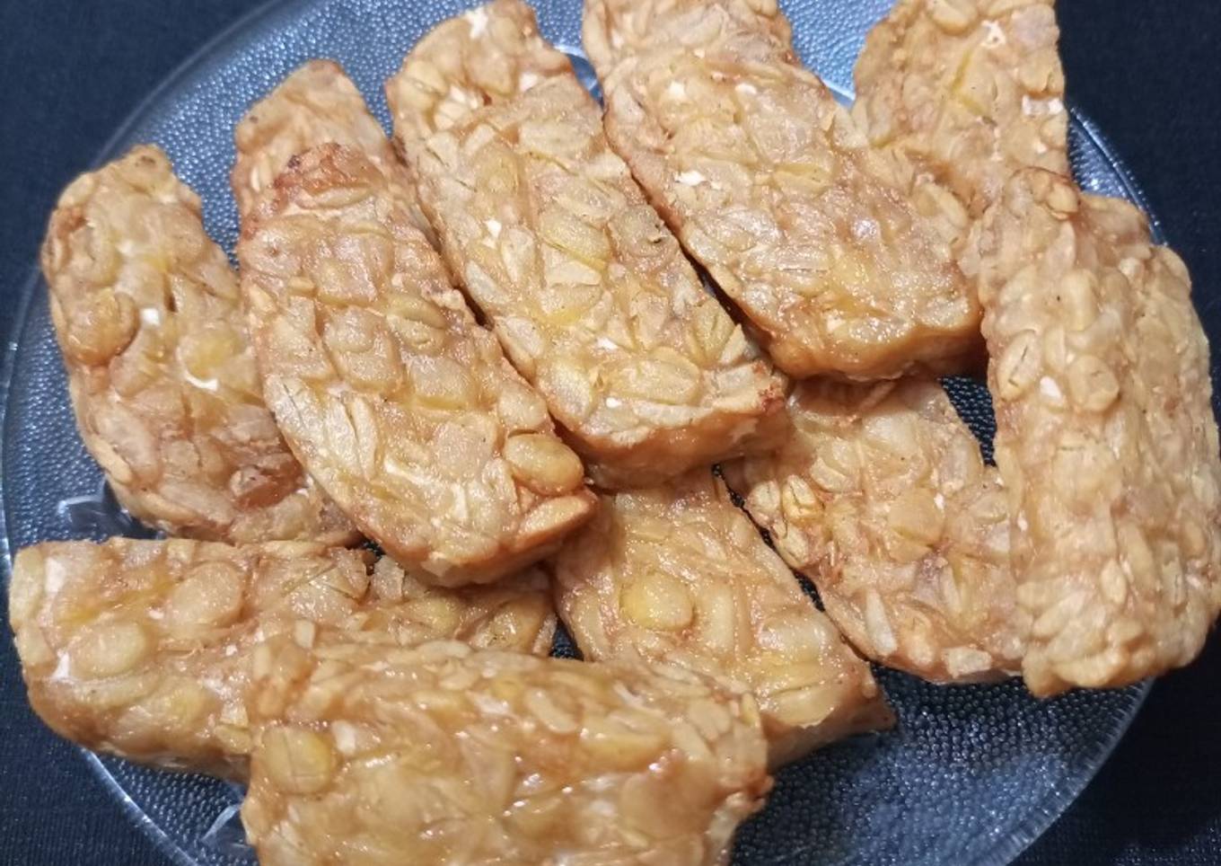 Tempe goreng gurih tanpa penyedap