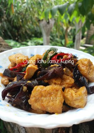 Foto resep Oseng Tahu Jamur Kuping