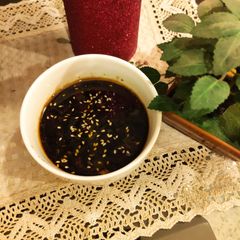 A picture of Sweet and sour glaze sauce.