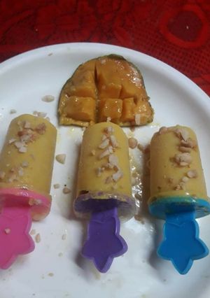 A picture of Mango kulfi(Mango kulfi recipe in english).