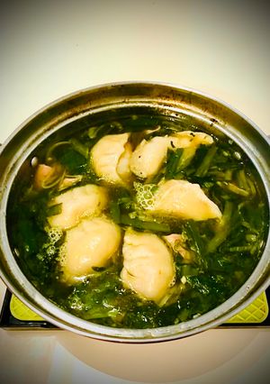 Una foto de Sopa de Cinchulines Japonés MOTSU SUPU 🇺🇾🇯🇵もつスープ