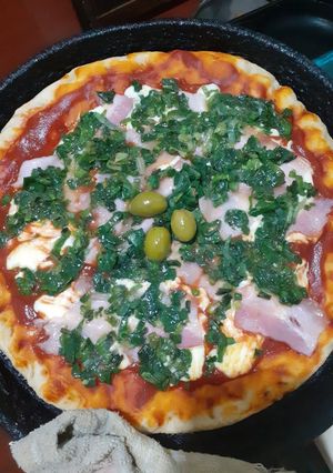Una foto de Pizza casera🍕