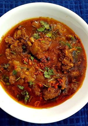 A picture of Punjabi Dhaba Mutton Masala.