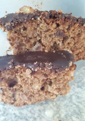 Una foto de Budín de Avena, Miel y Almendras