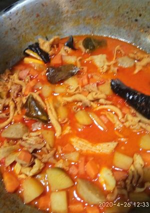 Foto resep Usus mix kentang,wortel, bakso