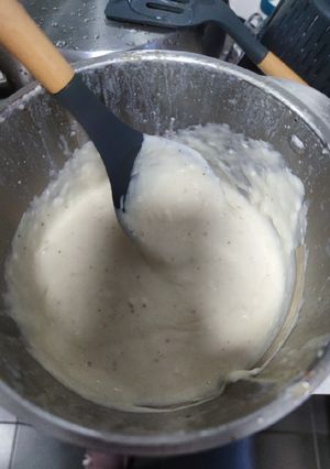 Una foto de Bechamel con cebolla en Thermomix