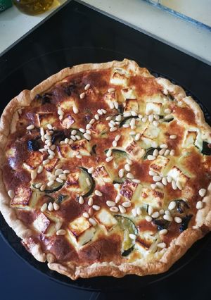 Une photo de Tarte courgette feta 2.0