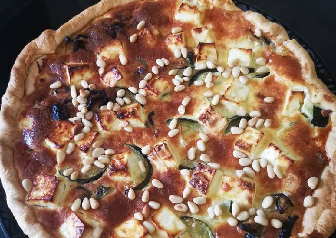 Comment faire Faire Parfait Tarte courgette fêta 2.0