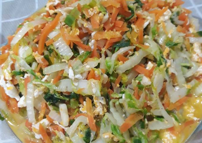 Resep Orak Arik Sawi Telor Oleh Devinahantiyono Cookpad