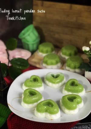 Foto resep Puding lumut pandan susu