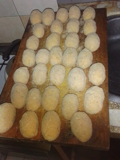 Una foto de Croquetas de arroz y crema de queso
