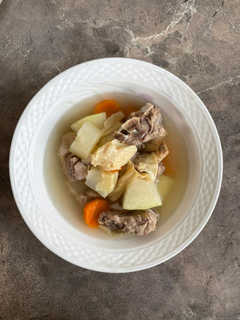 Anti Ribet, Memasak Sup iga babi kuah kundur (slow cooker) Irit Anti Gagal