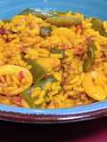 Arroz caldoso con calamar