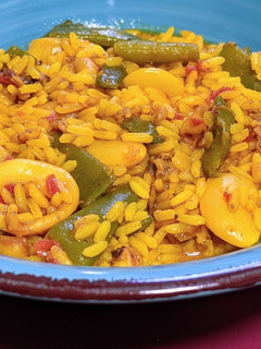 Una foto de Arroz caldoso con calamar