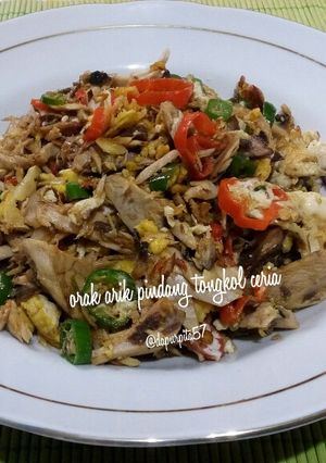 Foto resep Orak arik pindang tongkol suwir ceria