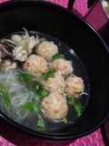 Bakso Ayam, Bihun, Wortel Tanpa Tepung