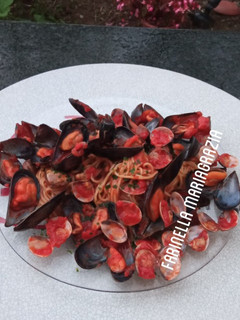 Foto di Spaghetti con cozze e vongole 👩🍳❤️