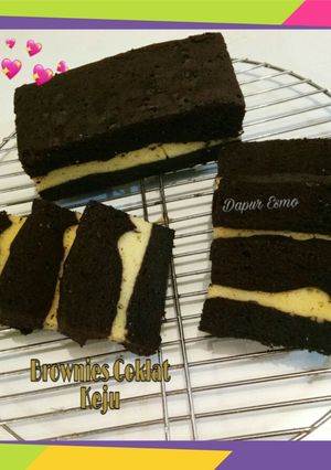 Foto resep Brownies kukus coklat keju