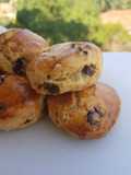Scones aux figues séchées et pépites de chocolat