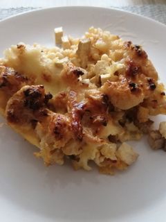 Rakott karfiol tofuval recept fotója