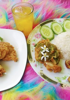 Foto resep Ayam geprek pedas gurih